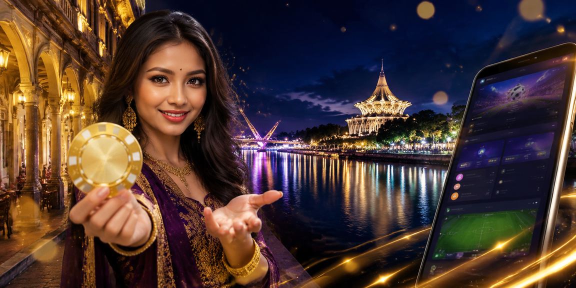 Suasana pertaruhan sukan bergaya Malaysia di Kuching melalui platform rm20