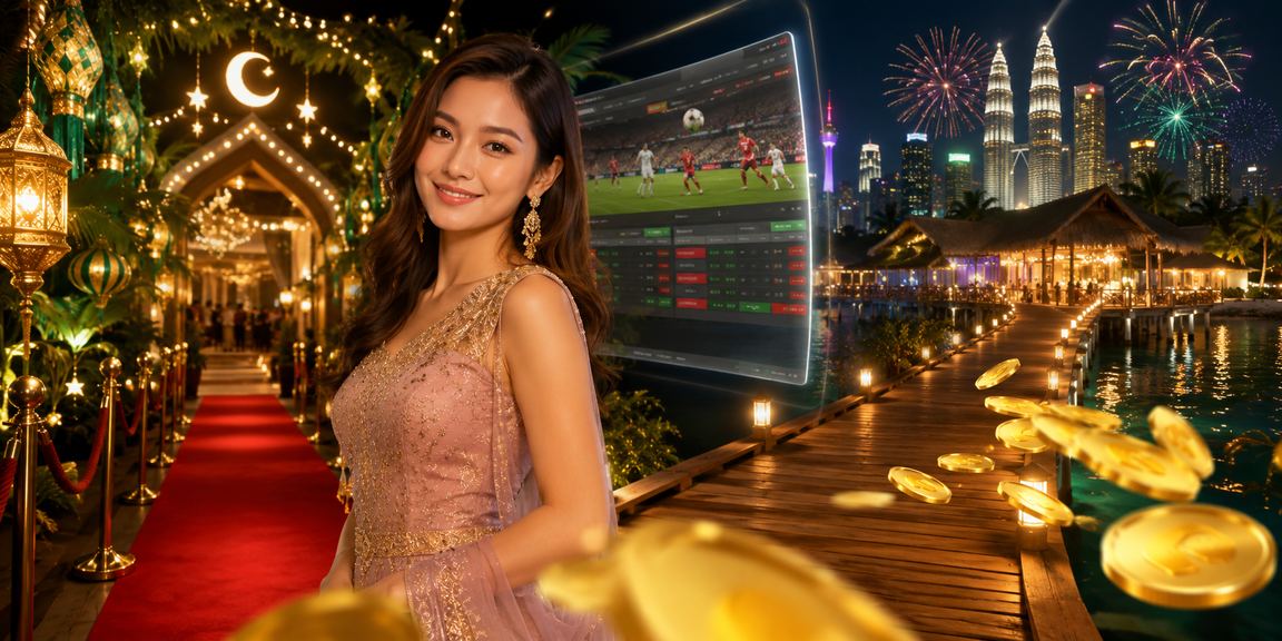 Suasana pertaruhan Hari Raya di Petaling Jaya pada platform rm20