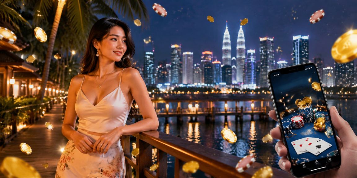 Pemain poker di Petaling Jaya menggunakan platform rm20